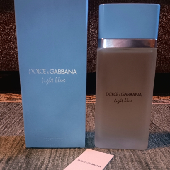 Dolce & Gabbana Other - Dolce & Gabbana Light Blue Bottle with Powder Blue Cap and Box